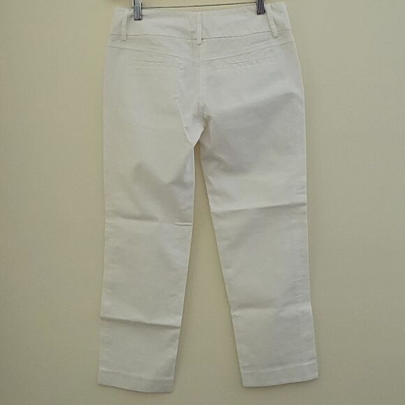 Cynthia Steffe white pique pants sz 6 - Picture 2 of 6